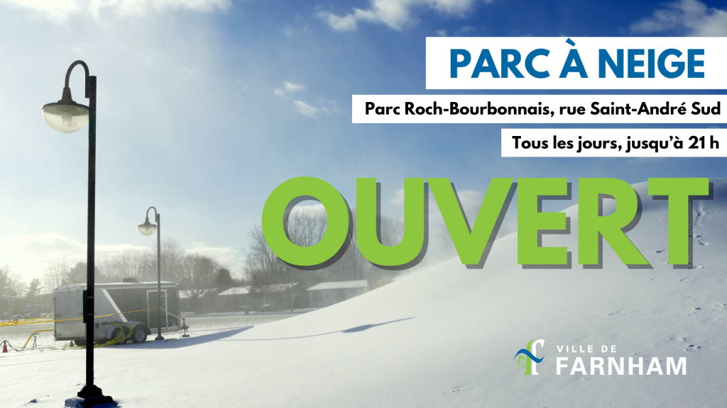 Parc à neige OUVERT