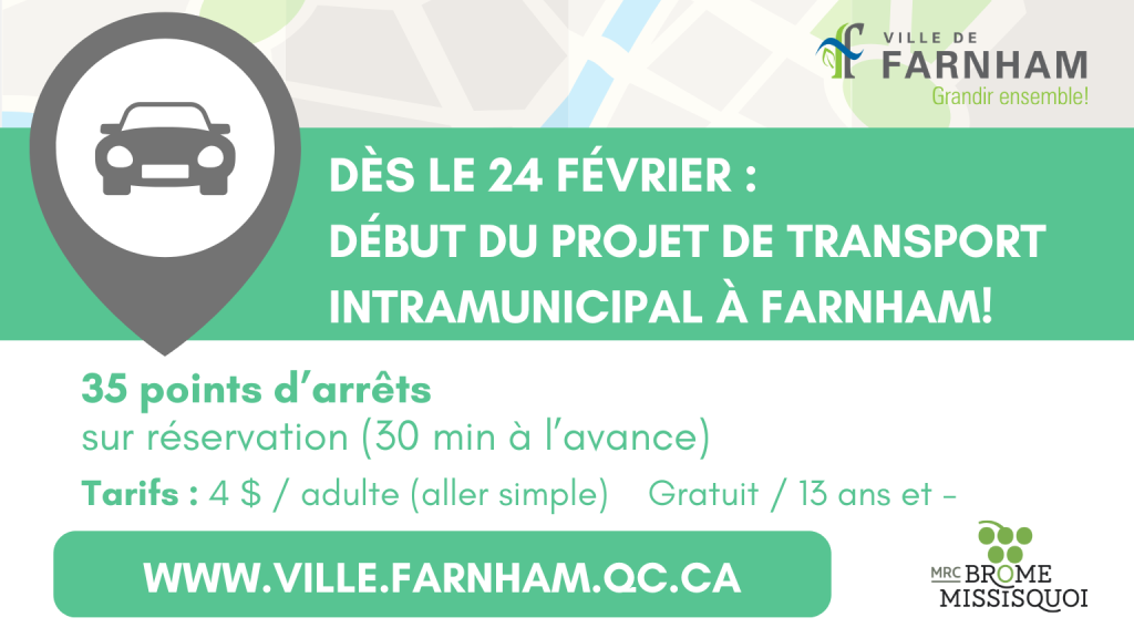 Nouveau service de transport intramunicipal