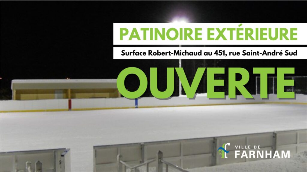 Ouverture des patinoires extérieures