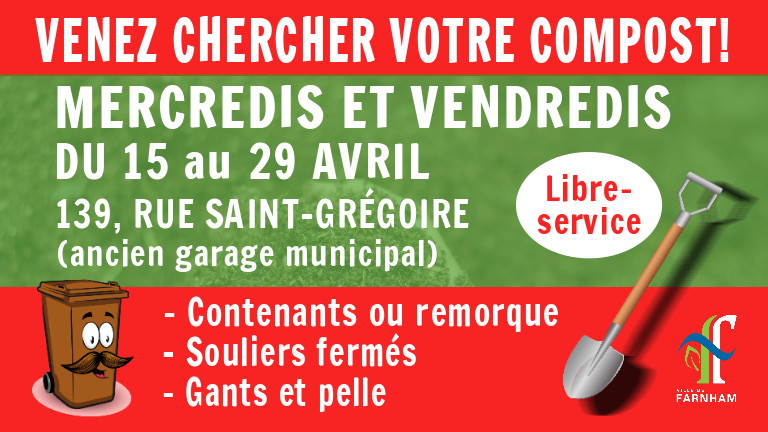 Compost gratuit les mercredis et vendredis
