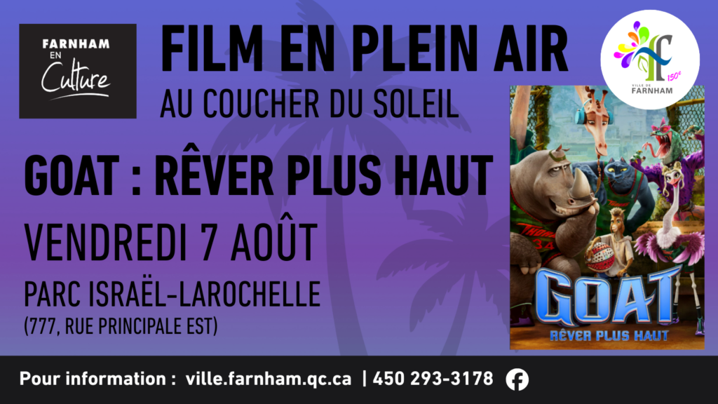 Film en plein air – Goat : Rêver plus haut