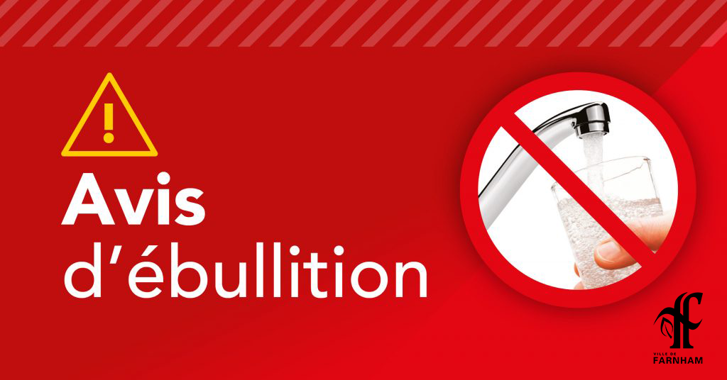 Avis d’ébullition préventif – Rue Principale Ouest
