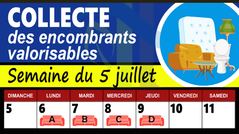 Collecte des encombrants valorisables