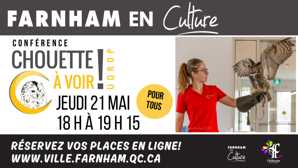 CONFÉRENCE AVEC CHOUETTE À VOIR!