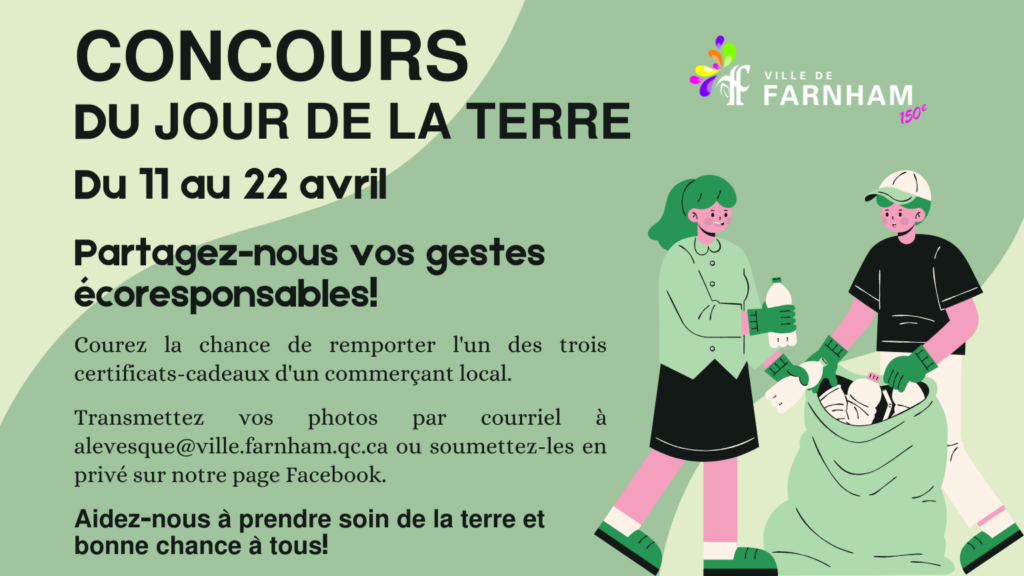 Jour de la Terre – Concours et sensibilisation
