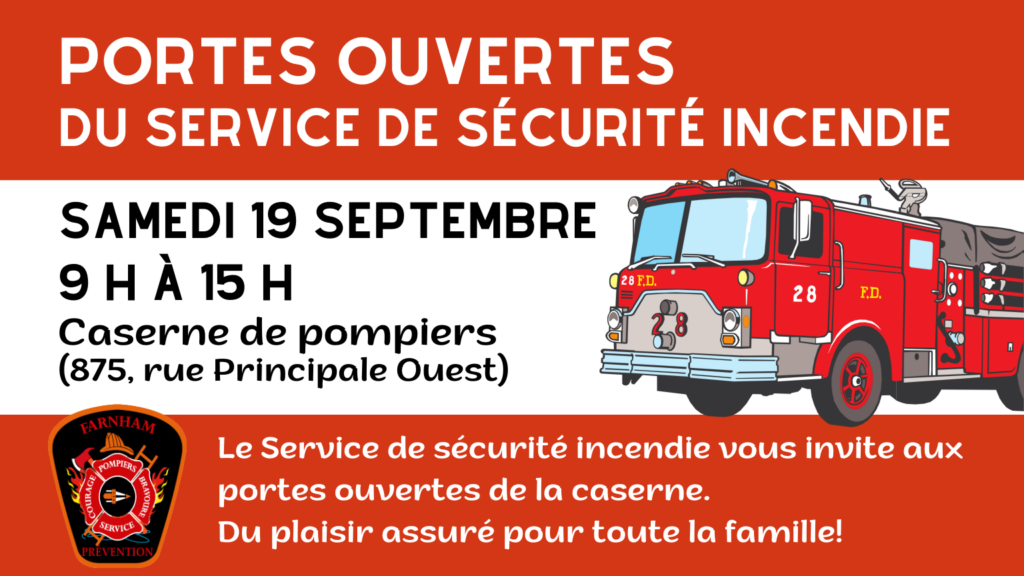 Portes ouvertes du Service de sécurité incendie