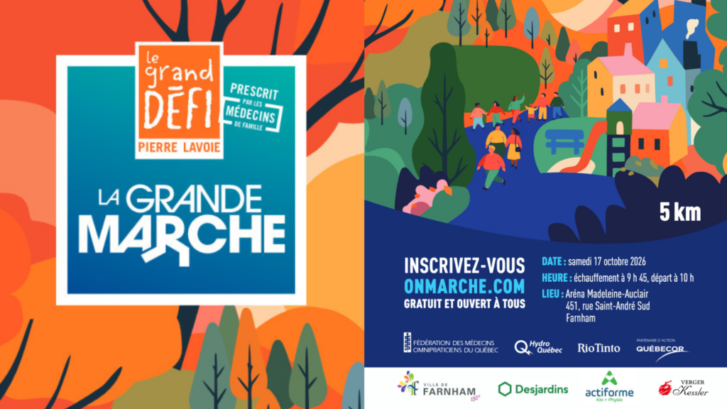 La Grande Marche Pierre Lavoie à Farnham